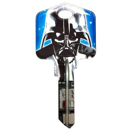 Hillman HILLMAN Star Wars Darth Vader House/Padlock Universal Key Blank KW1/10 Single, PK5 94858